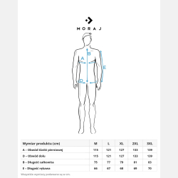 KOSZULA męska BAWEŁNIANA, typu oxford NIEBIESKA KOŁNIERZ MORAJ